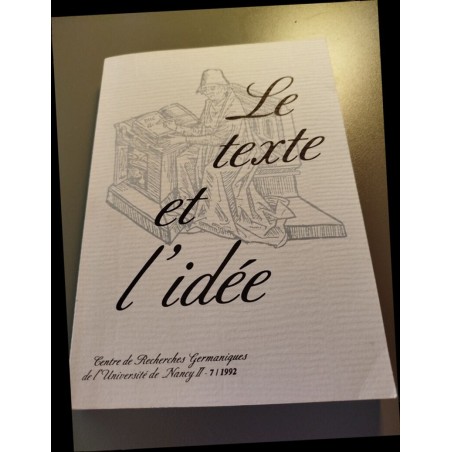 Le texte et l'idée 7/1992