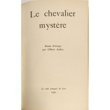 Le chevalier mystère numéroté 6129