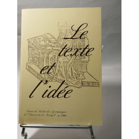 Le texte et l'idée n° 6