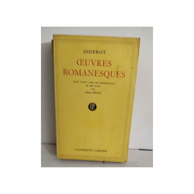 Œuvres romanesques/ texte établi avec une présentarton et des...
