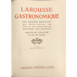 Larousse gastronomique par Prosper Montagné avec la collaboration...