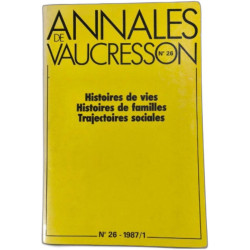 Annales de vaucresson n°26 histoires de vies histoires de familles...