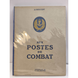 Aux postes de combat - aquarelle de C. LEBAUBE