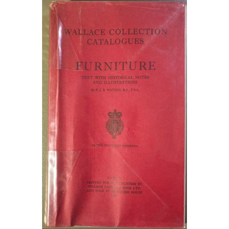 Wallace Collection Catalogues - Furniture