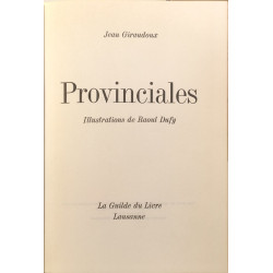 Provinciales - illustrations de raoul duffy numéroté 2056/10000