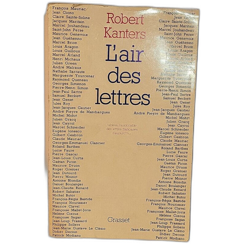 L'air des lettres / tableau raisonnable des lettres françaises...