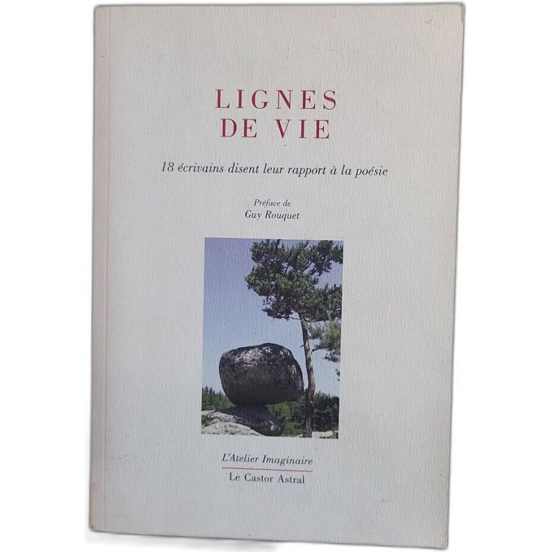 Lignes de vies: 18 écrivains disent leur rapport à la poésie