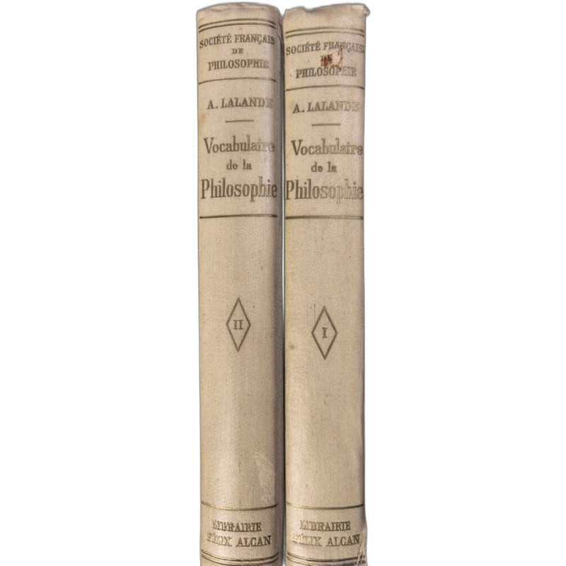 Vocabulaire technique et critique de la philosophie tome 1 et 2