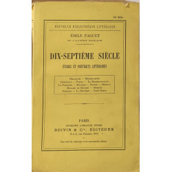 Dix-septième siècle études littéraires