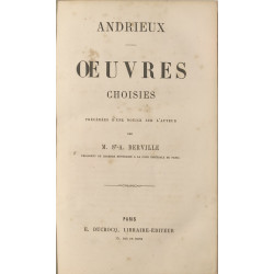 Andrieux Oeuvres choisies