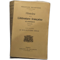Histoire de la Littérature française classique Tome 3