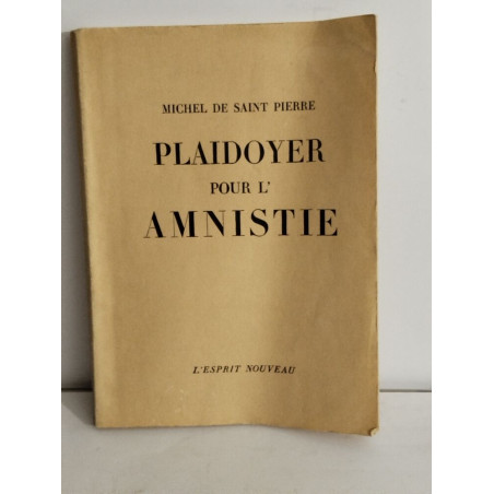 Plaidoyer pour l'amnistie