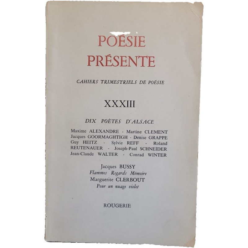 Poésie Présente
