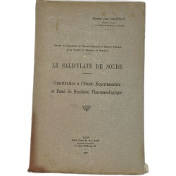 Le salicylate de soude/ contribution à l'etude experimentale et...