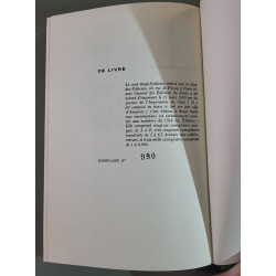 Je vivrai l'amour des autres ouvrage numéroté 990/3000