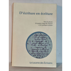 D'écriture en écriture - hors série numéro 3