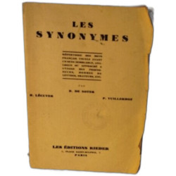 Les synonymes