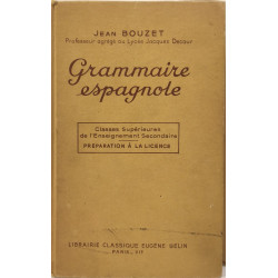 Grammaire espagnole - classes supérieures de l'enseignement...
