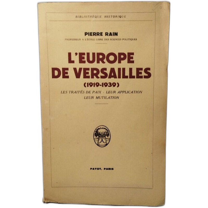 L'Europe de Versailles (1919-1939)