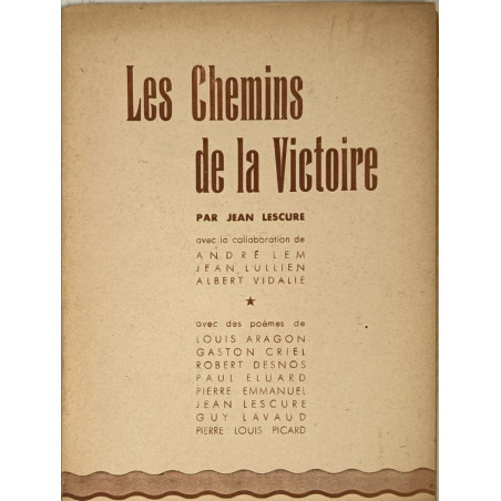 Les Chemins de la Victoire¨n tirage limité à 1000 exemplaires