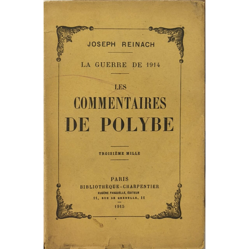 Les Commentaires de Polybe