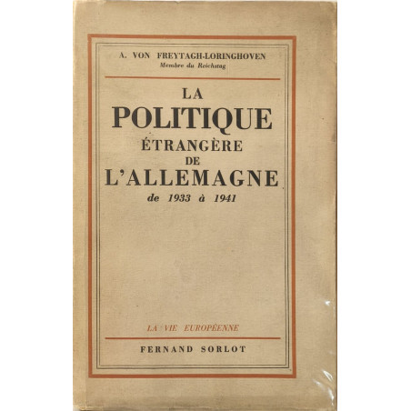 La Politique étrangère de l'Allemagne de 1933 à 1941