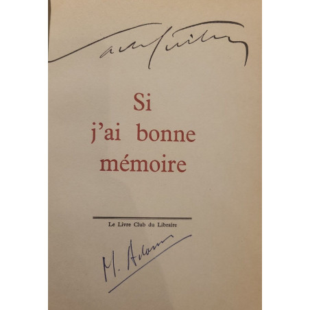 Si j'ai bonne mémoire exemplaire numéroté 1160/3000 dédicace de...