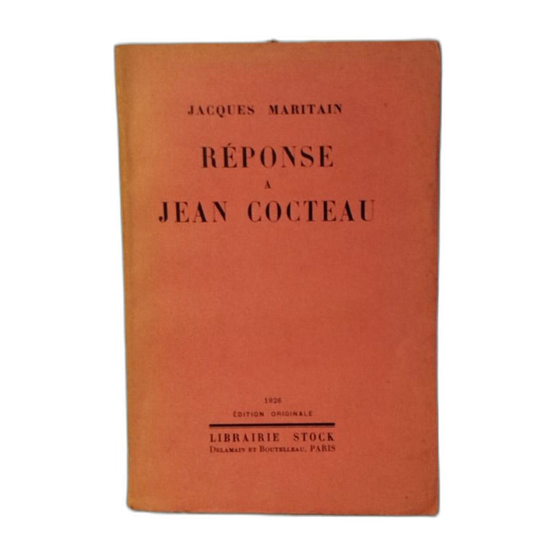 Réponse à Jean Cocteau