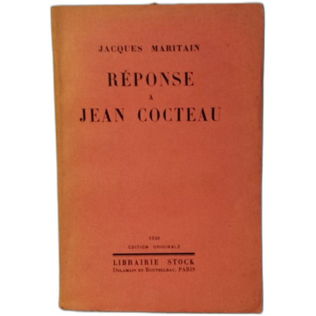 Réponse à Jean Cocteau