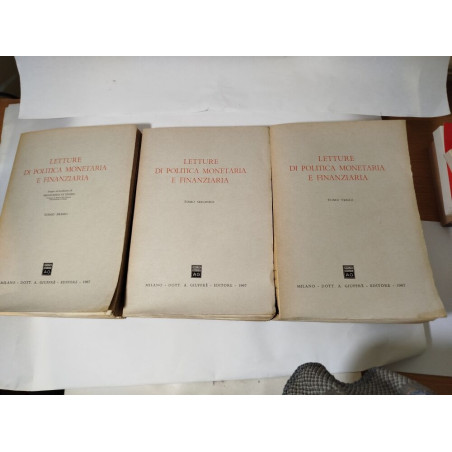 LETTURE DI POLITICA MONETARIA E FINANZIARIA LETTURE DI POLITICA...