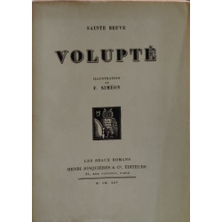 Volupté/ illustration de F.Simeon / exemplaire numéroté