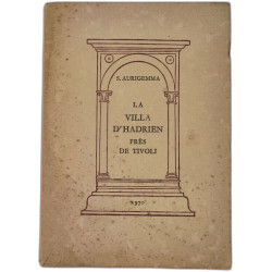 La villa d'Hadrien près de Tivoli- carte dépliante