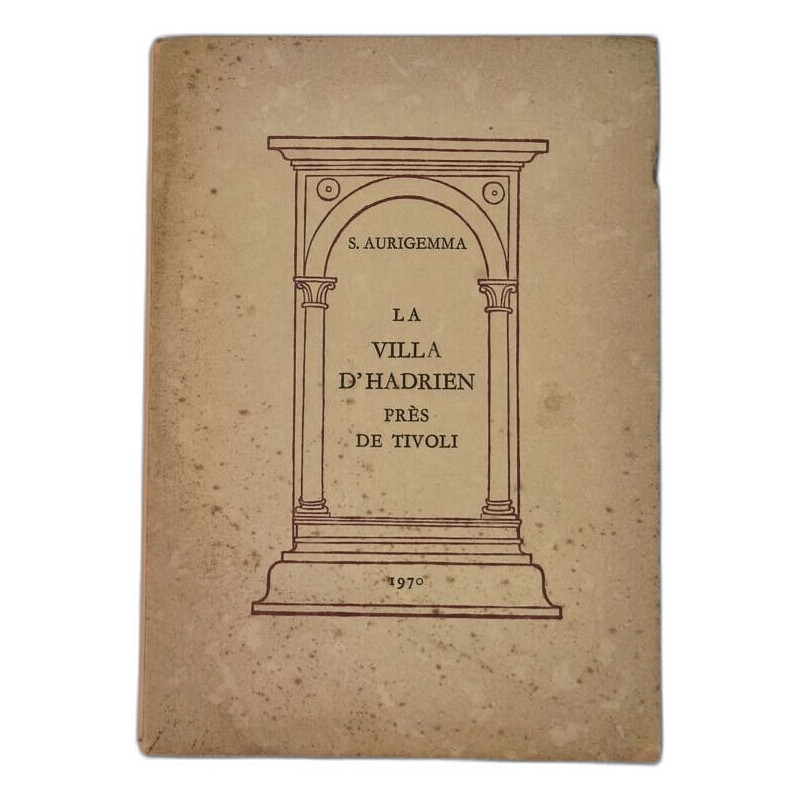 La villa d'Hadrien près de Tivoli- carte dépliante