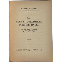 La villa d'Hadrien près de Tivoli- carte dépliante