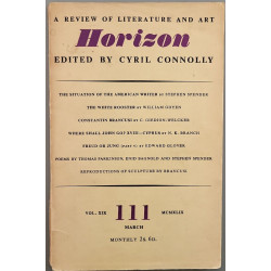 Horizon a review of literature and art Vol. XIX N°111 mars 1949