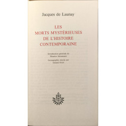 Les morts mystérieuses de l'histoire contemporaine