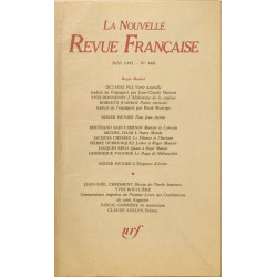La Nouvelle Revue Française N°460 EO numérotée 6