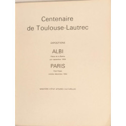 Centenaire de toulouse-lautrec / expositions 1964 : albi-paris