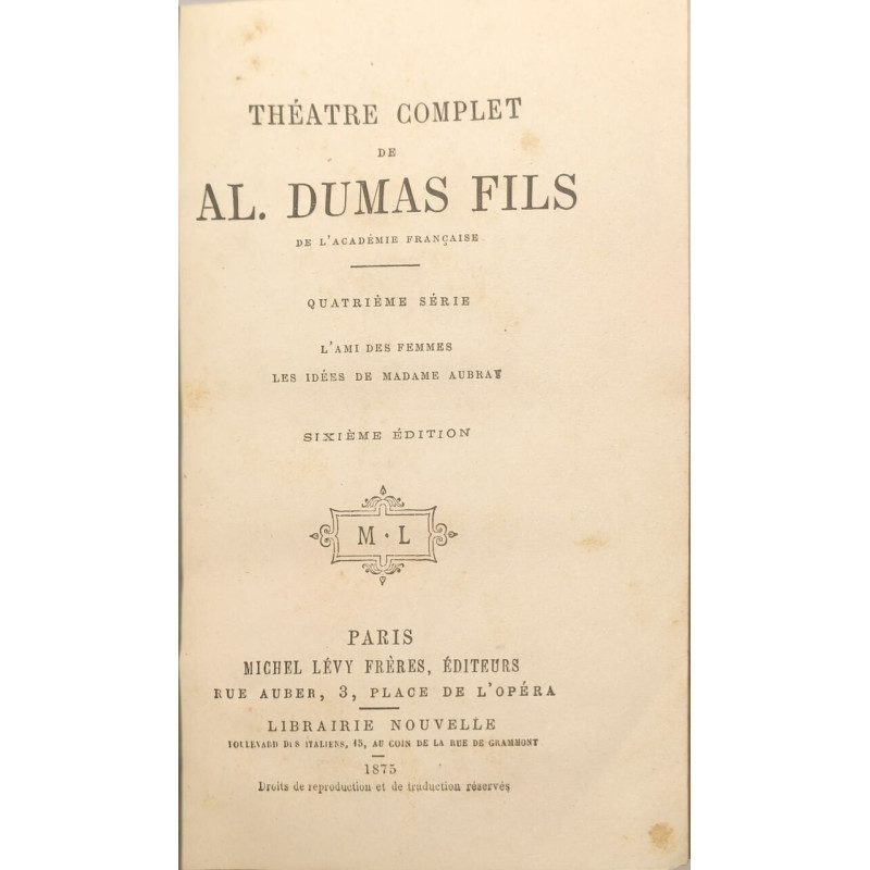 Théâtre complet 4 tomes