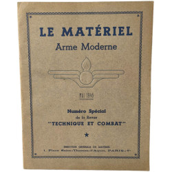 Le materiel arme moderne / n° special de la revue " technique et...