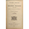 Pensées choisies de désiré nisard ( 1806-1888) publiés a...