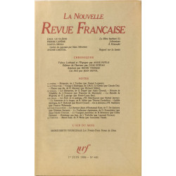 La Nouvelle Revue Française - EO numérotée n°6