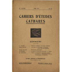 Cahiers d'études cathares n°36