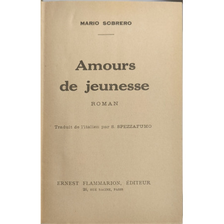Amours de jeunesse