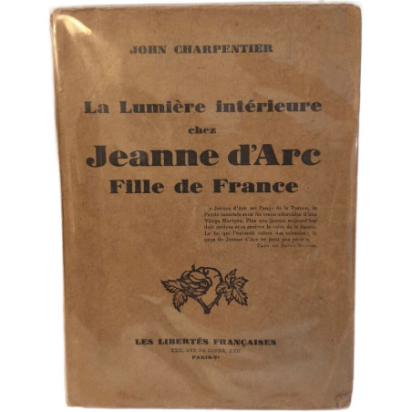 La Lumière Intérieure chez Jeanne d'Arc Fille de France