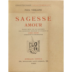 Sagesse Amour - exemplaire sur papier vergé devoiron numéroté...