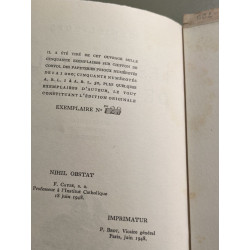 Les Évangiles de la Vierge exemplaire numéroté 729/1000