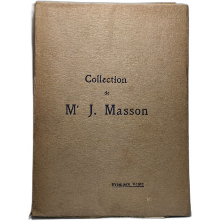 Collection de J. Masson - Première et Deuxième ventes - planches...
