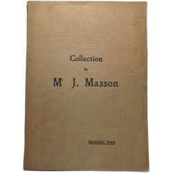 Collection de J. Masson - Première et Deuxième ventes - planches...