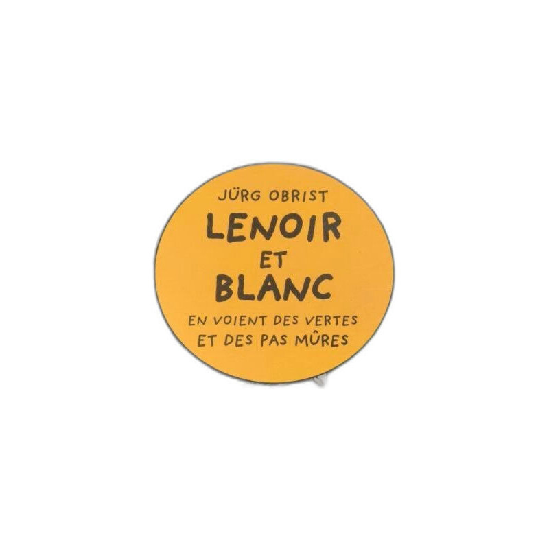 Lenoir et Blanc en voient des vertes et des pas mûres